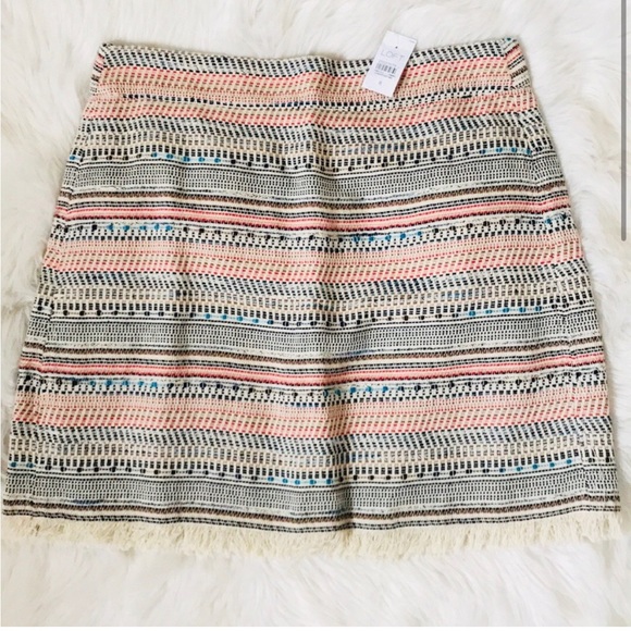 LOFT Dresses & Skirts - EUC Loft Summer Tweed mini skirt